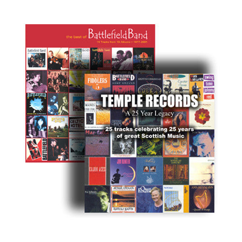 Battlefield Band / Various Artists - The Best of Battlefield Band / Temple Records - A 25 Year Legacy (2 CD set)